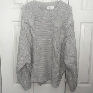 ZENANA CABLE KNIT SWEATER